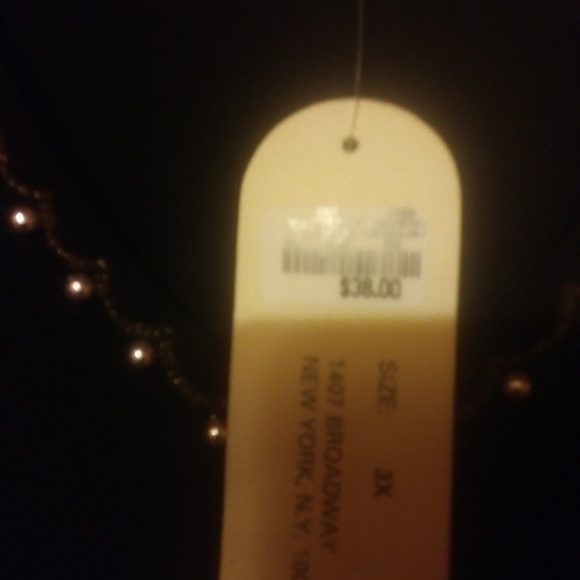 Victoria Woman Butterfly Bedazzle Beaded Top (NWT) - Picture 5 of 6